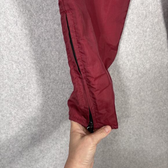 VINTAGE 90s Track Pants Mens Large Maroon Gold 23 UMD U of M Fleece Lined USA - Picture 8 of 12
